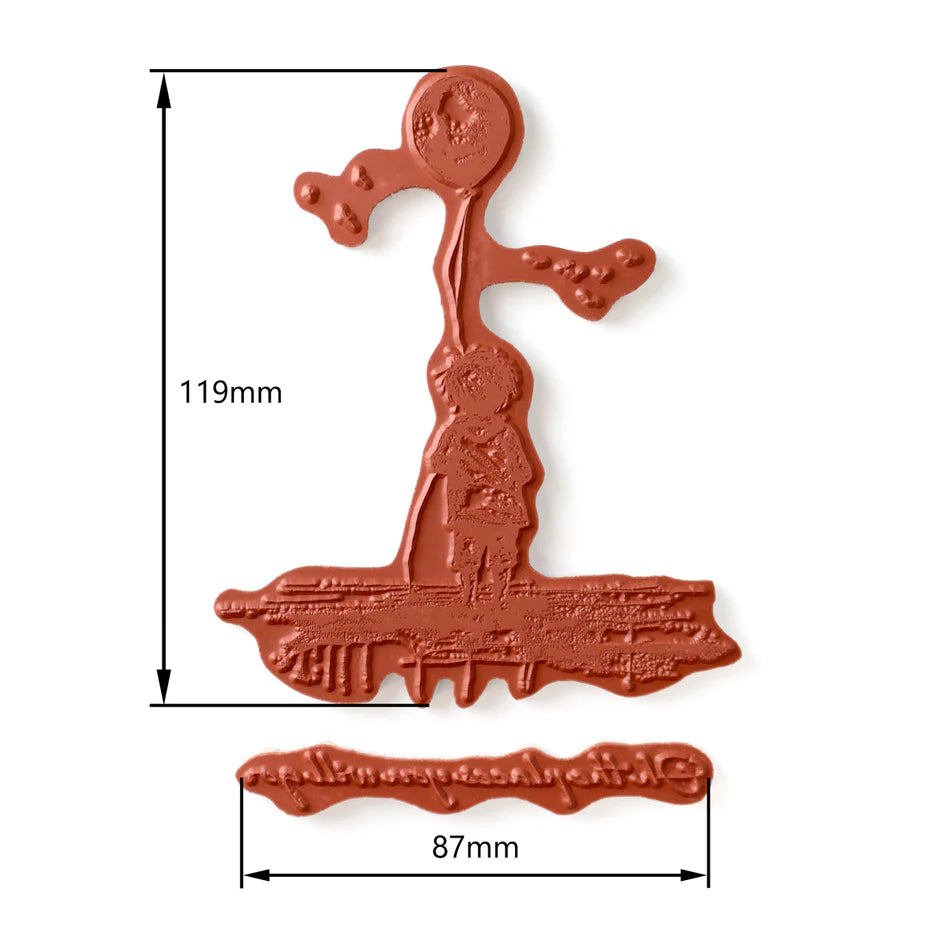 The Places We Will Go - Andy Skinner Rubber Stamp