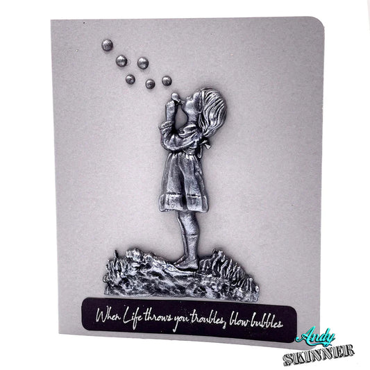 Blowing Bubbles by Andy Skinner Silicone Mould - Cosmic Shimmer