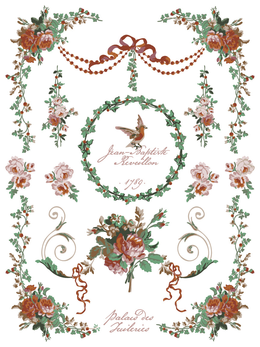 La Folie IOD Paint Inlay - Iron Orchid Designs