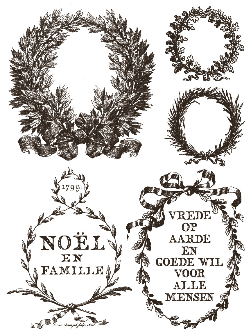 Gloria IOD Paint Inlay - Iron Orchid Designs