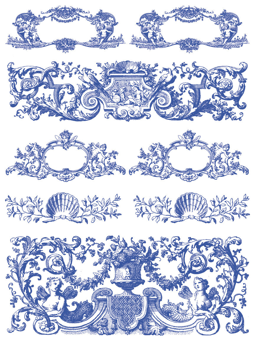 Portofino IOD Paint Inlay - Iron Orchid Designs