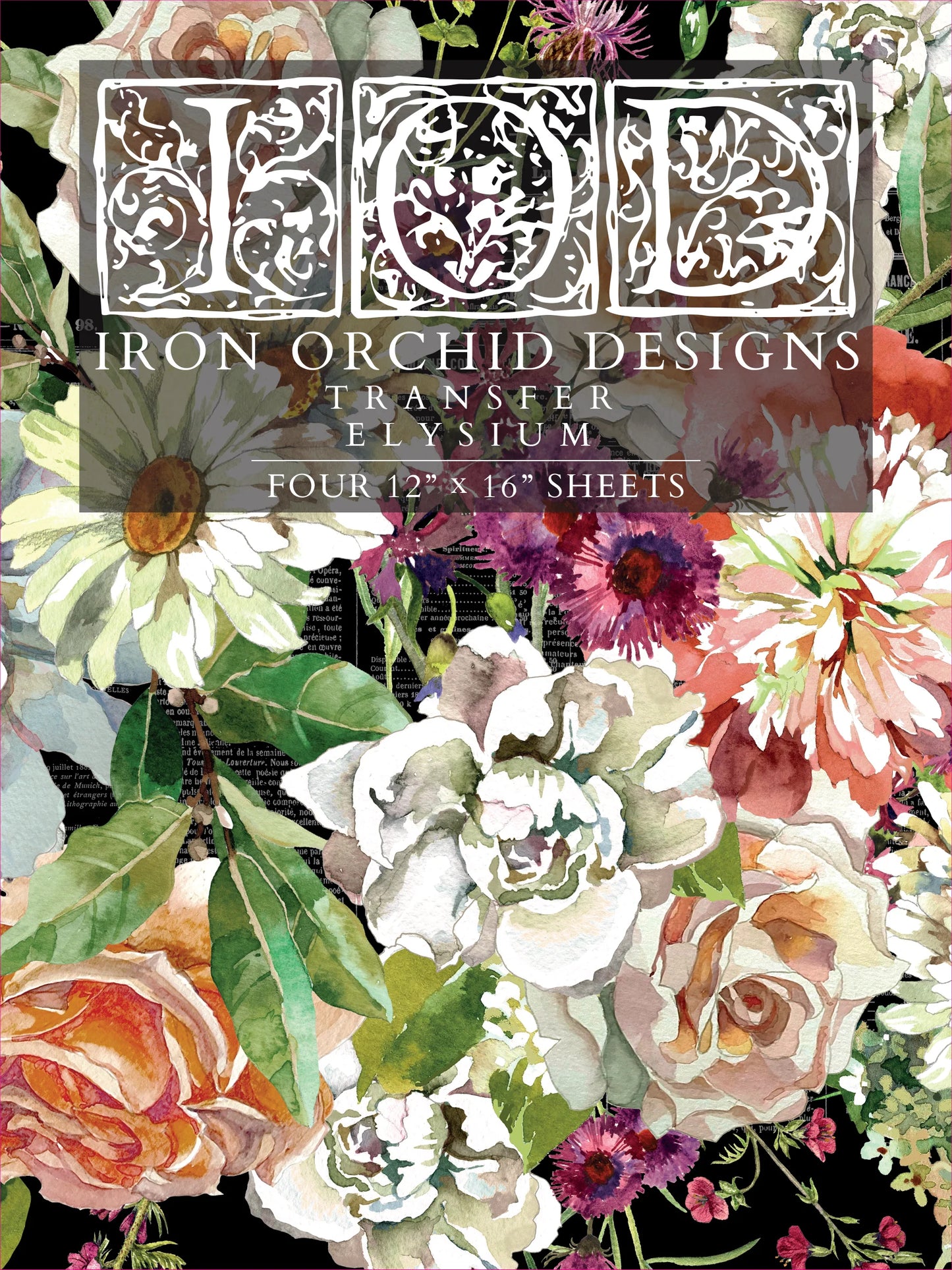 Elysium IOD Transfer - Iron Orchid Designs