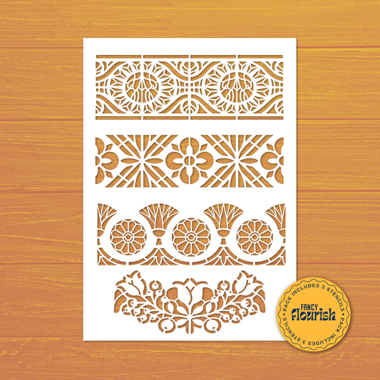Fancy Flourish Stencil | Made By Marley
