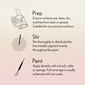 Silver Acrylic Gilding Enamel Paint | GILD Guild Lane UK