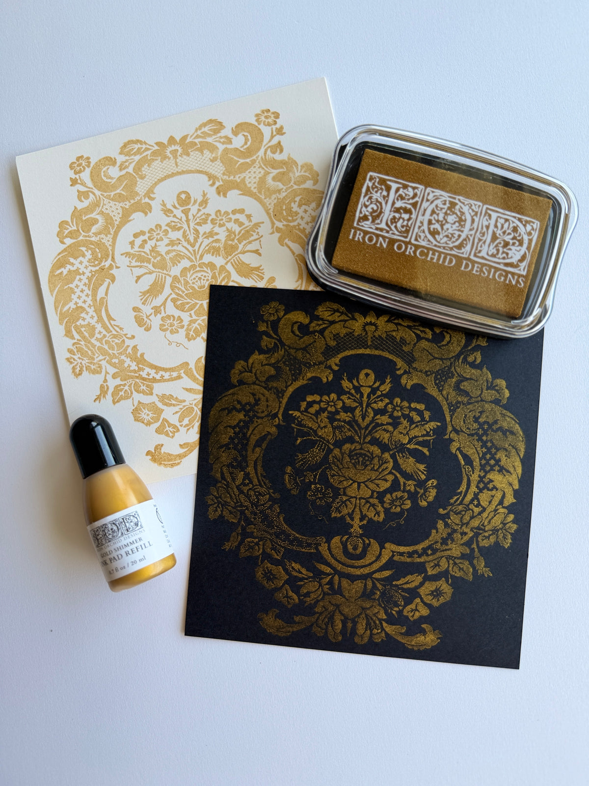 Gold Shimmer Ink Pad | Iron Orchid Designs