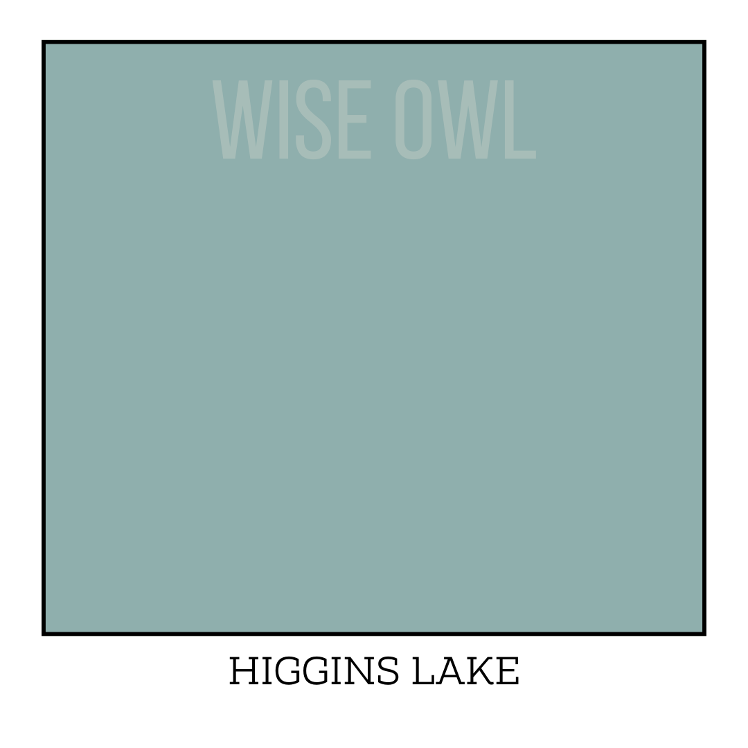 Turquoise Furniture Paint - Higgins Lake - Wise Owl One Hour Enamel Paint
