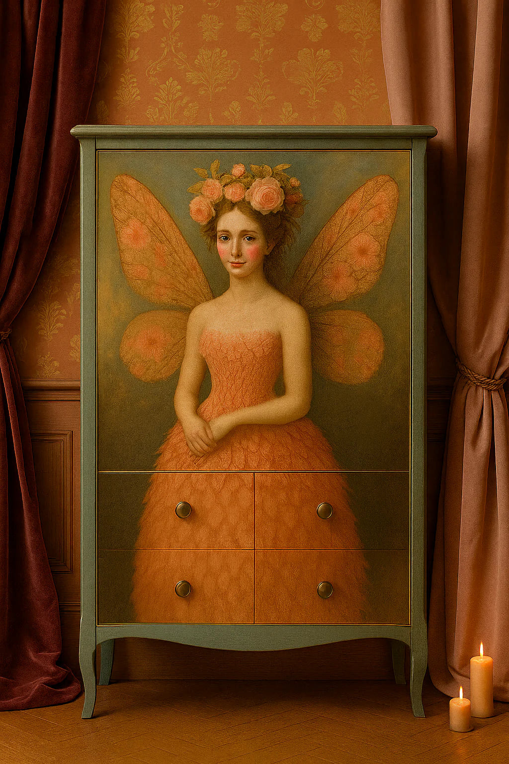 Ethereal in Pink Decoupage Paper - MINT by Michelle
