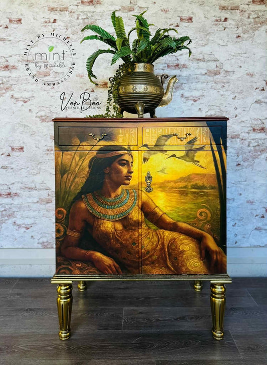 Queen Of The Nile Decoupage Paper - MINT by Michelle LIMITED EDITION