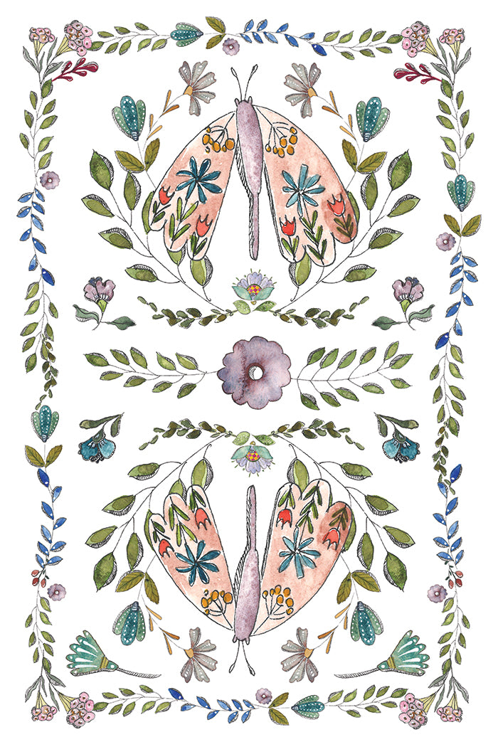 Fern Fables IOD Transfer - Iron Orchid Designs