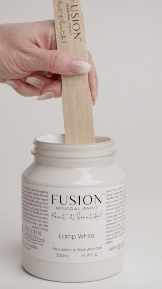 Lamp White, Grey/White Furniture Paint - Fusion Mineral Paint