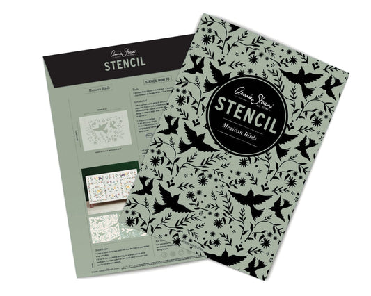Mexican Birds Stencil - Annie Sloan