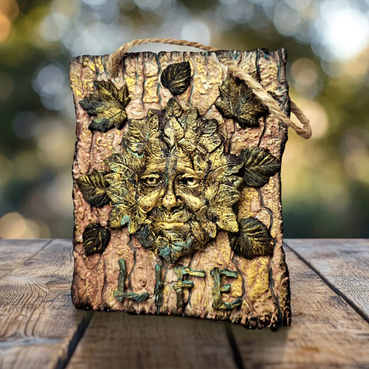 Forest Leaves Green Man Silicone Mould - Cosmic Shimmer