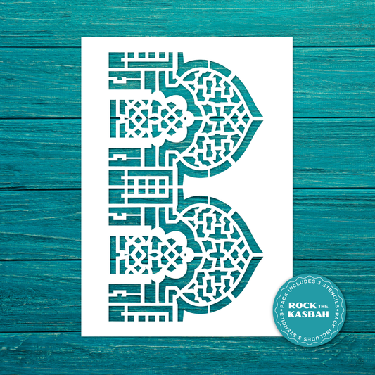 Rock The Kasbah Stencil | Made By Marley