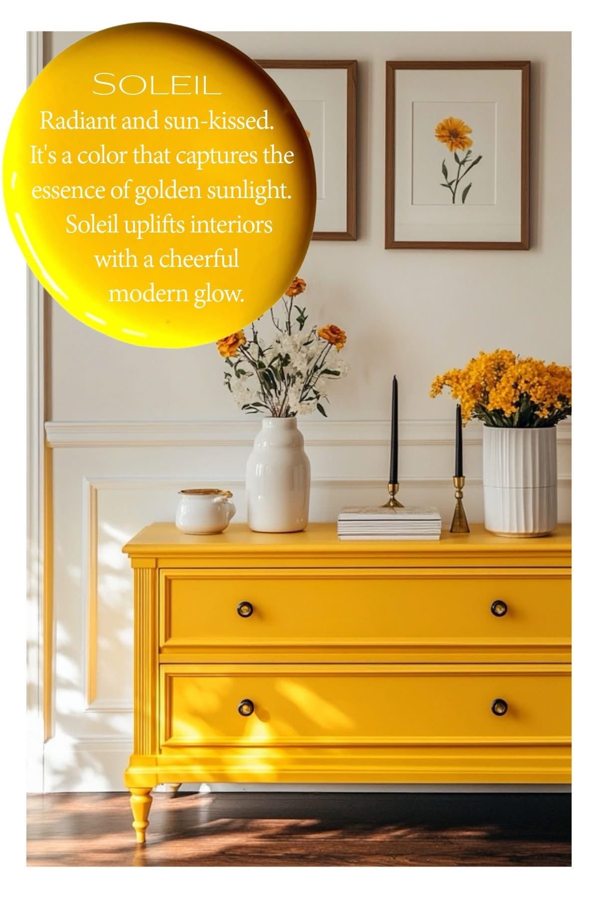 Wise Owl One Hour Enamel Paint - SOLEIL | Kitchen Cabinet & Furniture Paint
