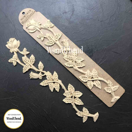 Roses and Stems WUB1413 - WoodUbend Mouldings