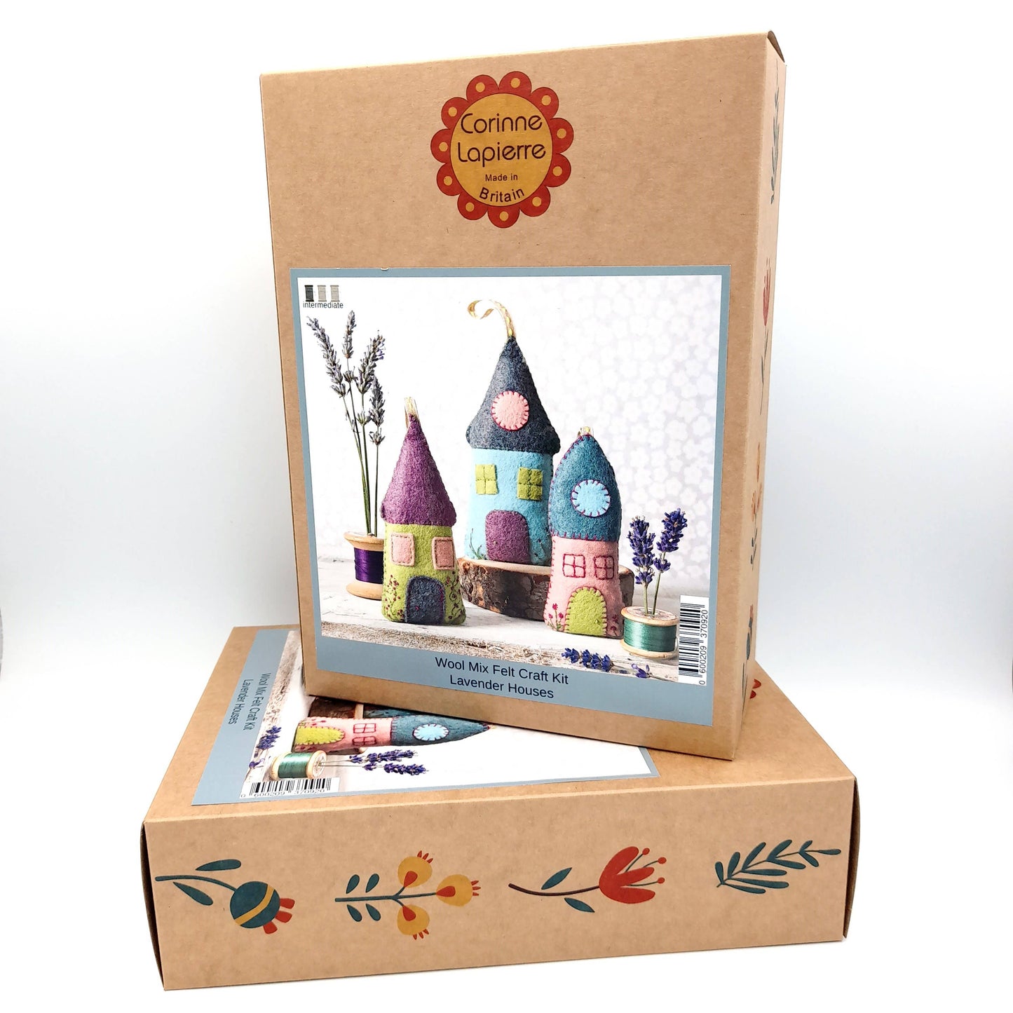 Lavender Houses Felt Craft Kit - Corinne Lapierre