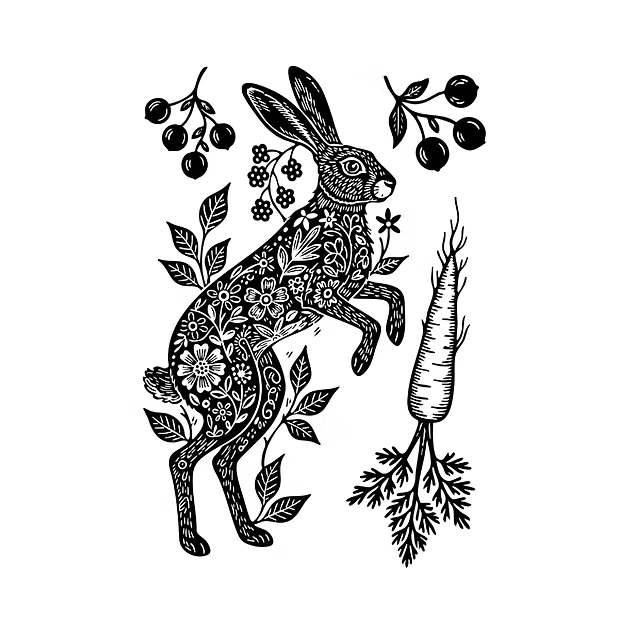 Happy Hare Stamp | Made By Marley