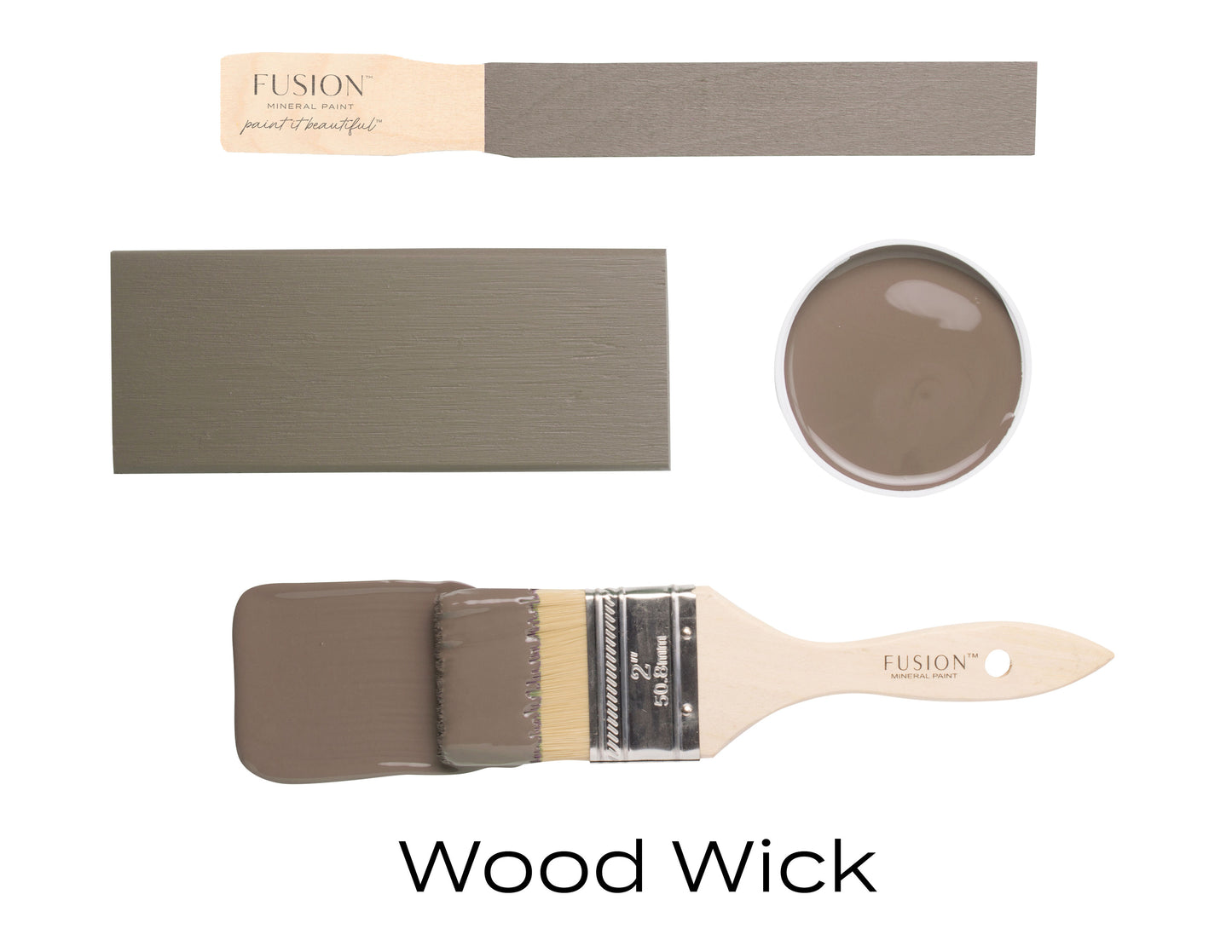 Wood Wick, Mid-Brown Furniture Paint - Fusion Mineral Paint
