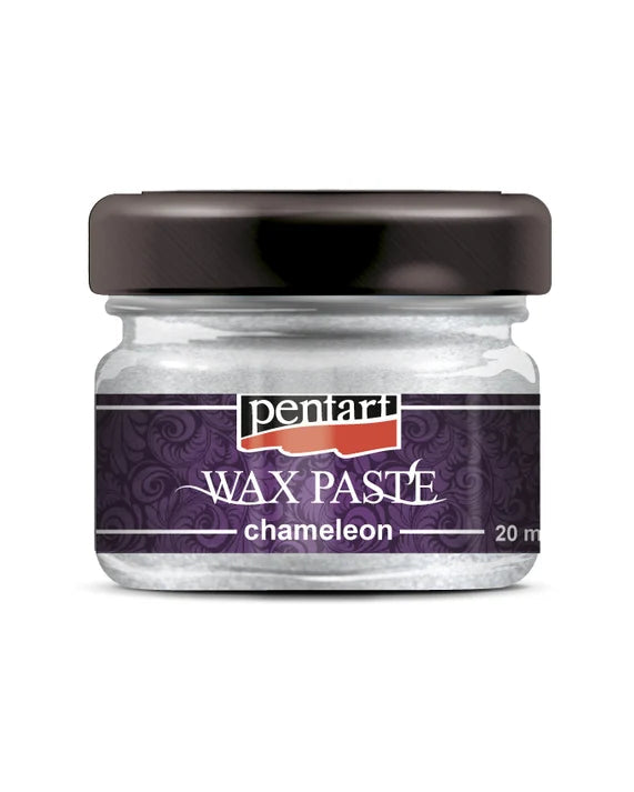 Sparkling Silver - Wax Paste Chameleon | Pentart