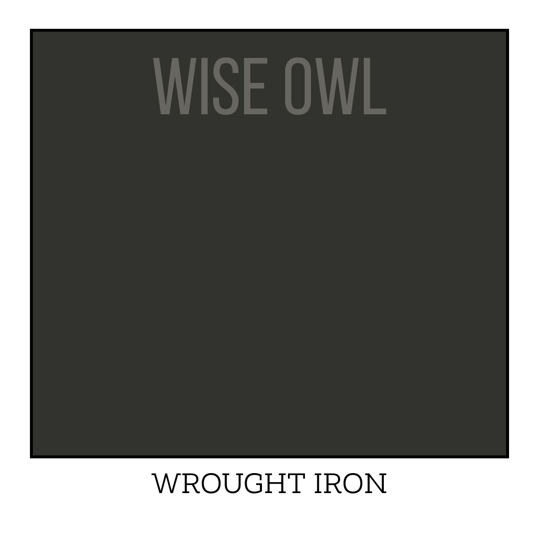 Soft Black Furniture Paint Wrought Iron Wise Owl One Hour Enamel