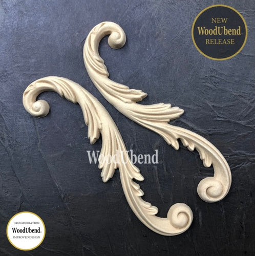 Scrolls | WoodUbend 6006 | 20.7 x 6cms | Pack of Two