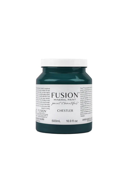 Chestler, Dark Blue/Green Furniture Paint, Fusion Mineral Paint