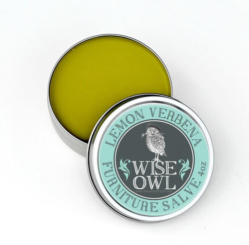 Scented Furniture Wax - Lemon Verbena - Wise Owl Furniture Salve