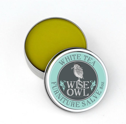 Scented Furniture Wax - White Tea - Wise Owl Furniture Salve