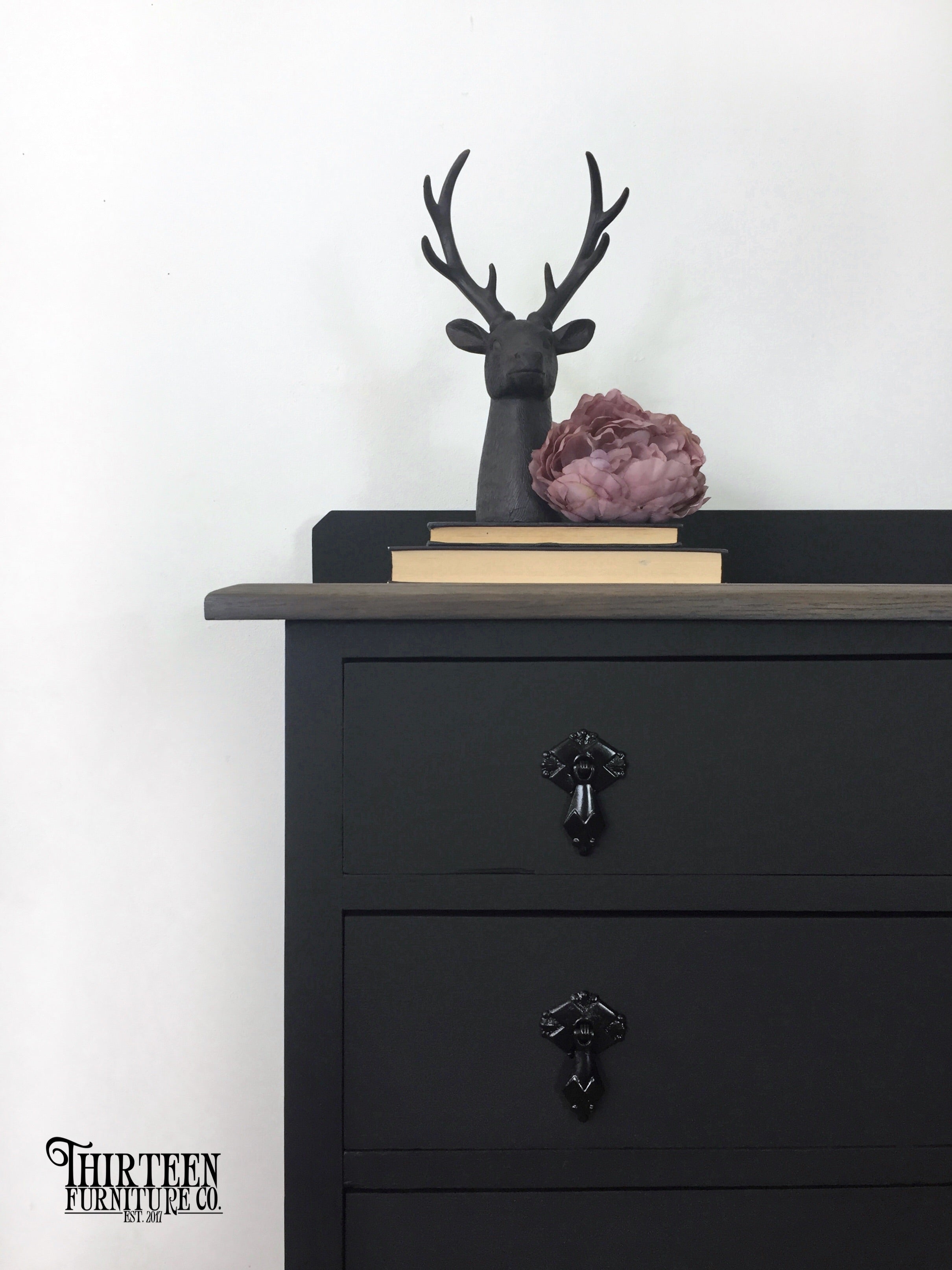 How To Create A Matte Black Finish With Furniture Paint – Thirteen Furniture  & Home