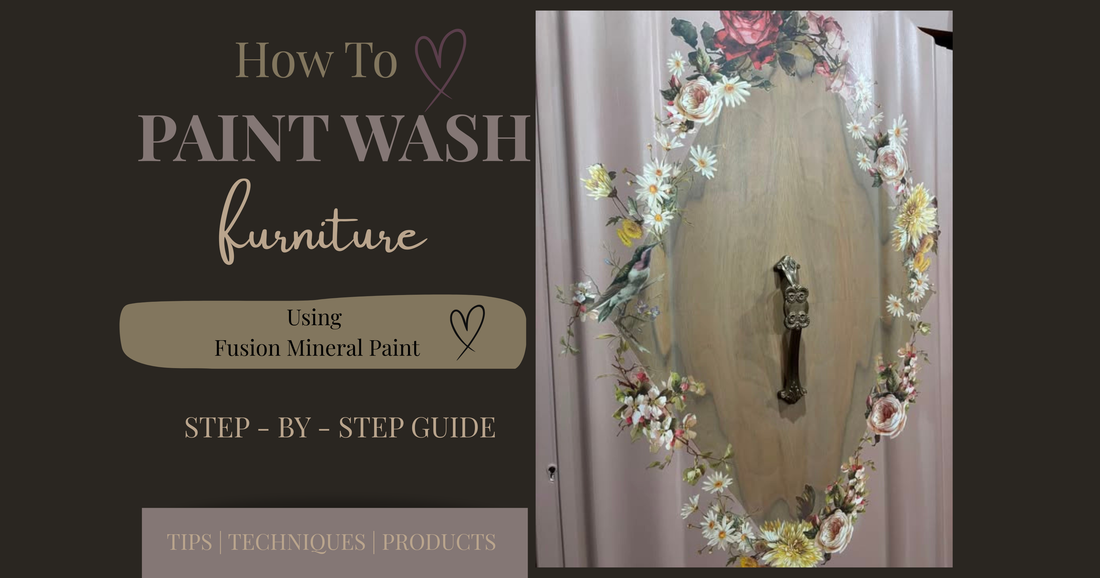 How To Paint Was On Furniture