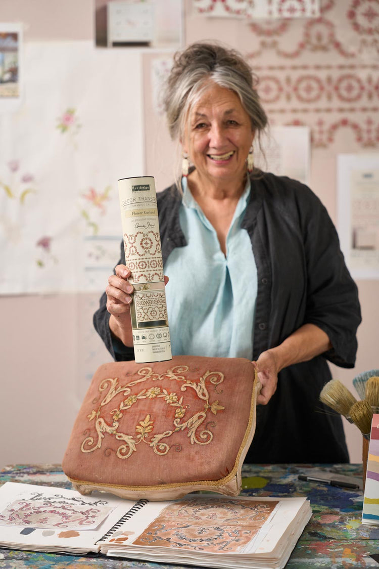 Annie Sloan & Redesign with Prima - The Swedish Posy Collection