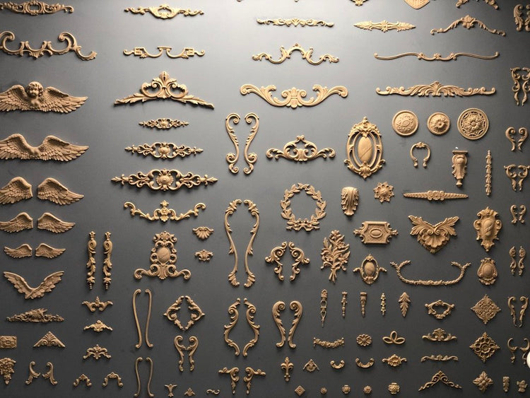 A Large Collection Of WoodUBend Mouldings
