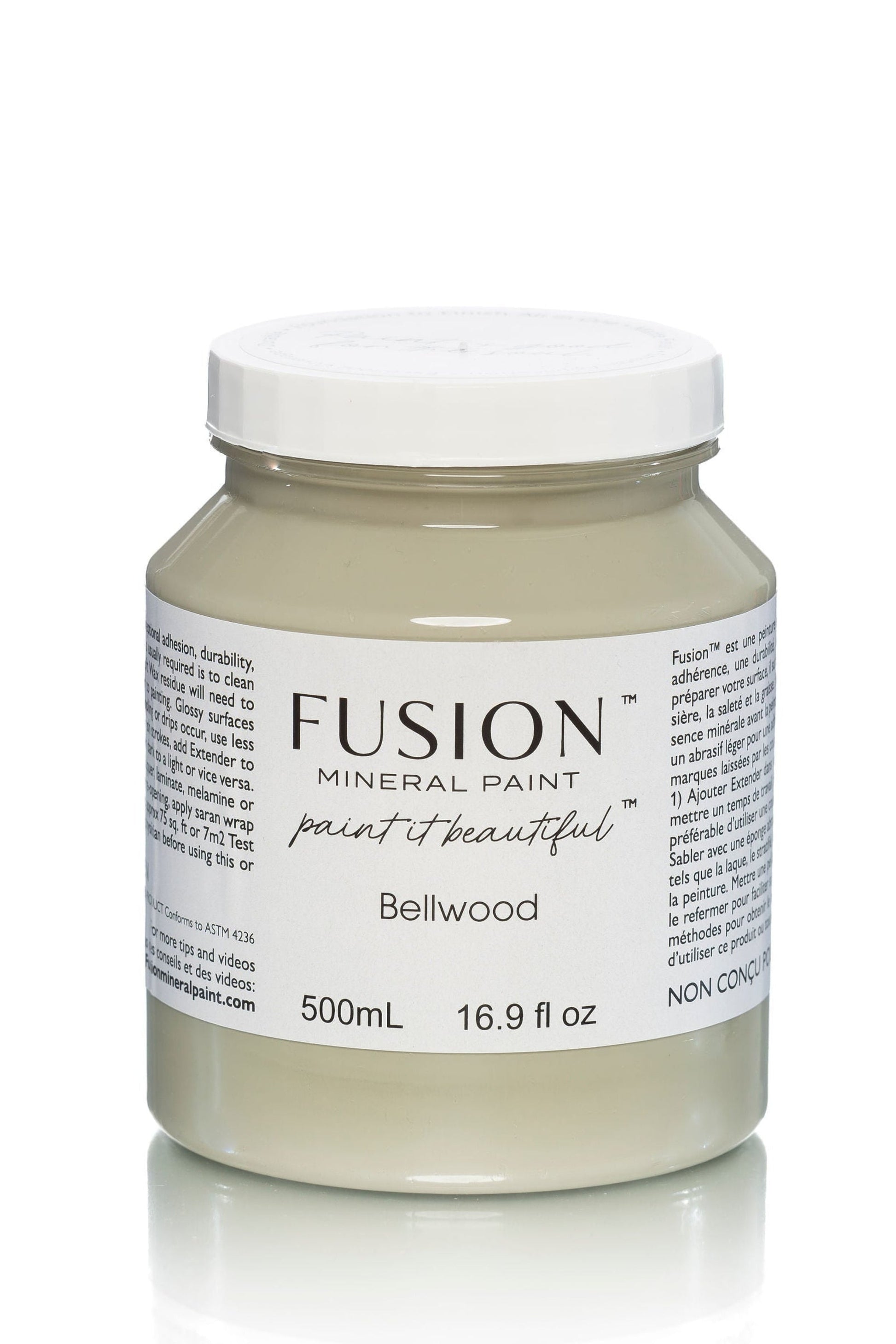 Jar of Fusion Mineral Paint on a white background