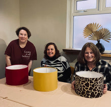 Load image into Gallery viewer, Drum Lampshade Making Workshop - Saturday 16th March 2024 Craft Classes in Bolton