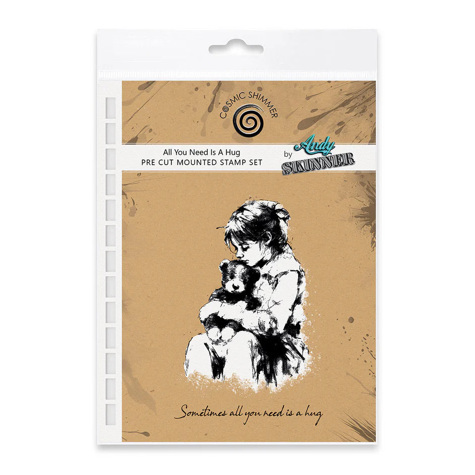 All You Need Is A Hug - Andy Skinner Rubber Stamp