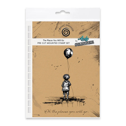 The Places We Will Go - Andy Skinner Rubber Stamp