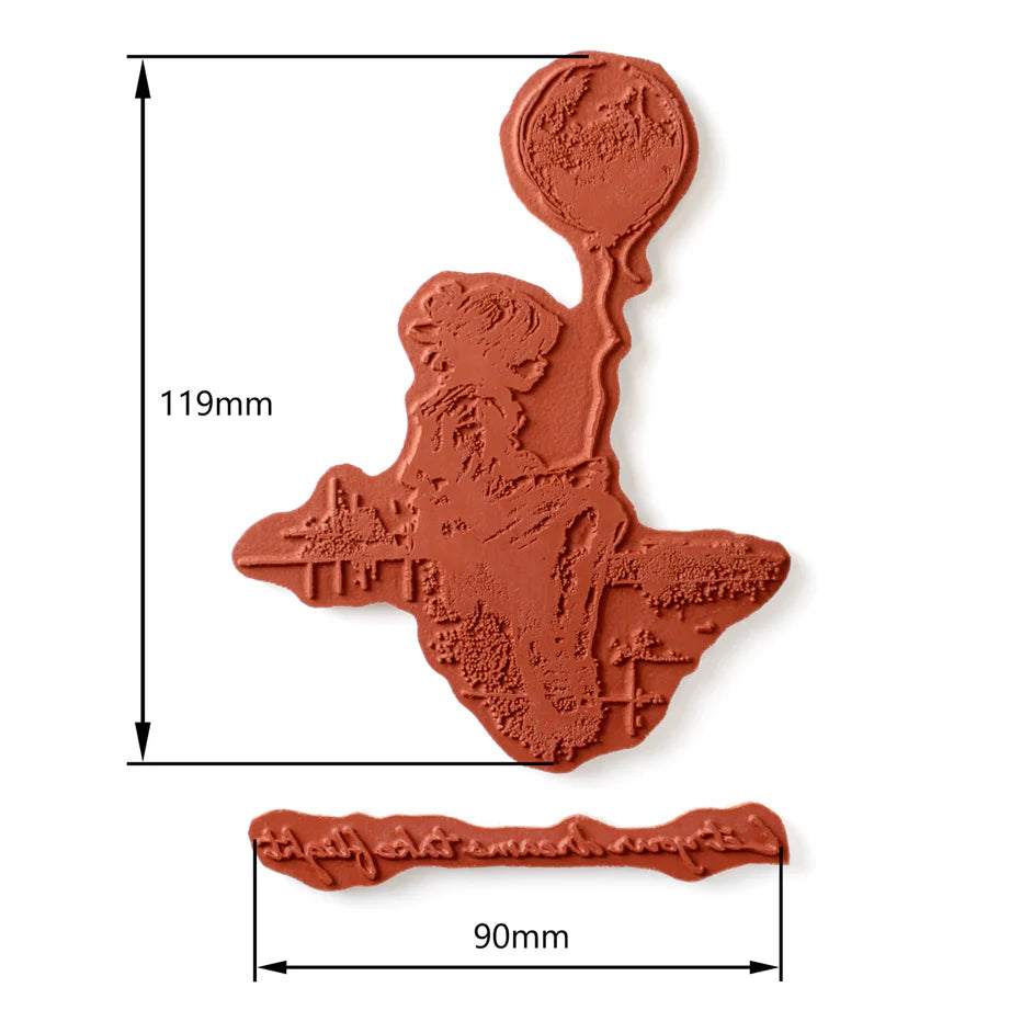 Let Your Dreams Take Flight - Andy Skinner Rubber Stamp