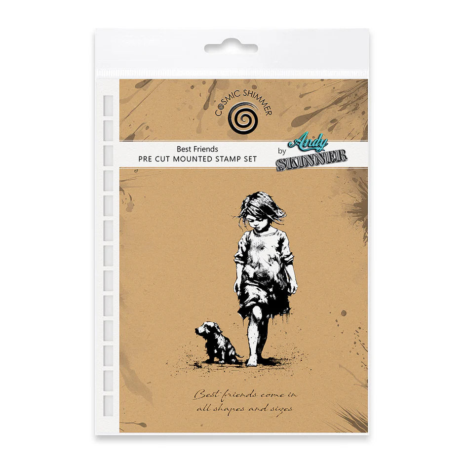 Best Friends - Andy Skinner Rubber Stamp
