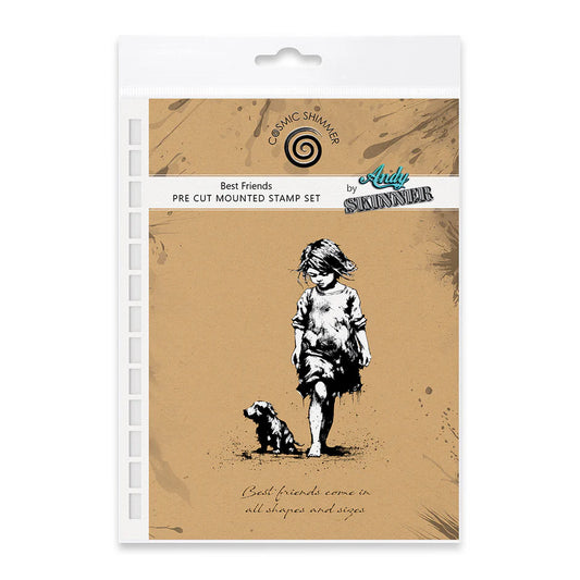 Best Friends - Andy Skinner Rubber Stamp