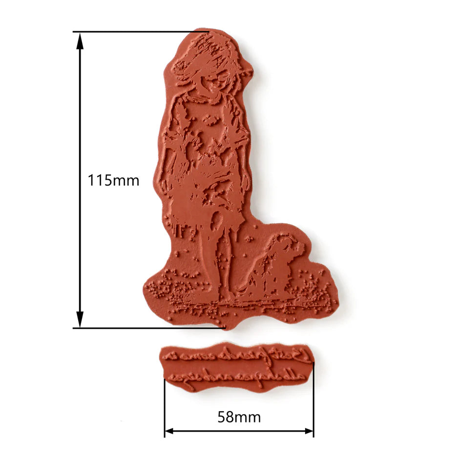 Best Friends - Andy Skinner Rubber Stamp