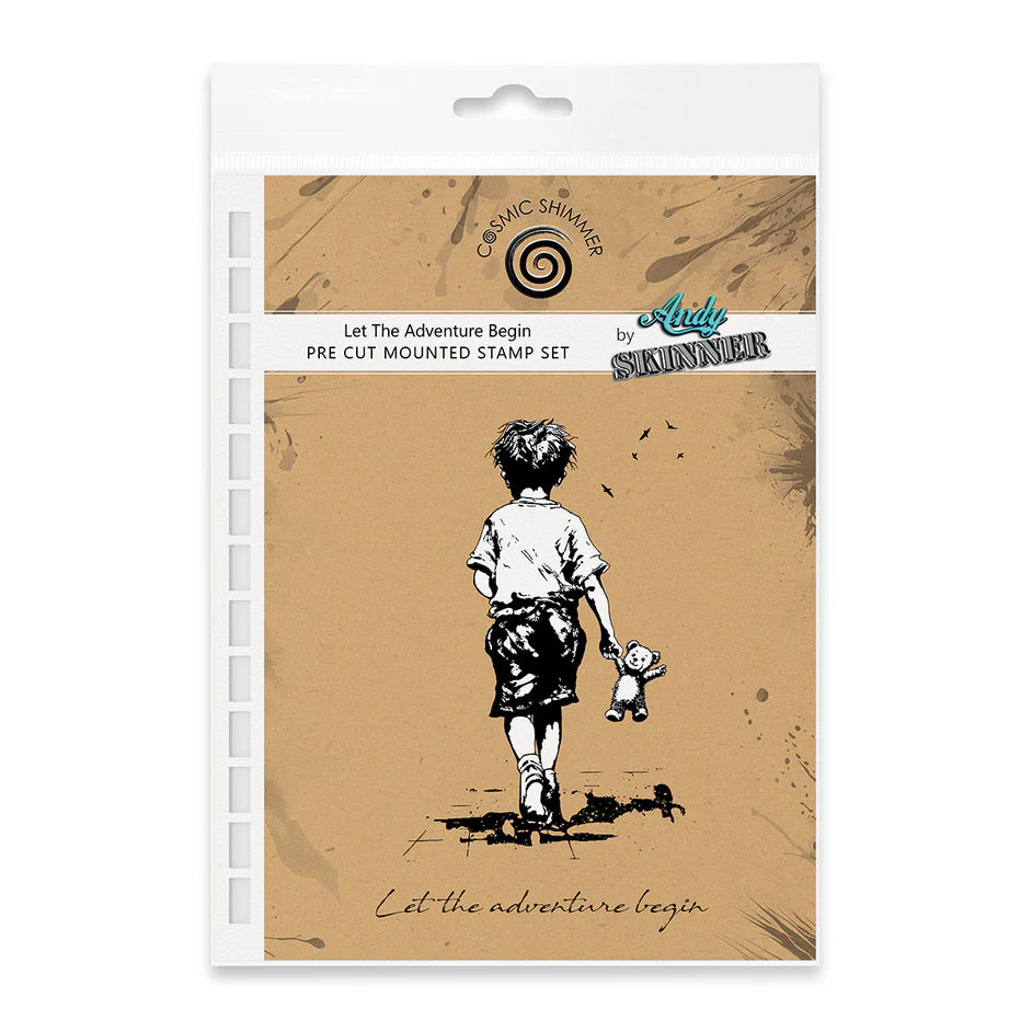 Let The Adventure Begin - Andy Skinner Rubber Stamp