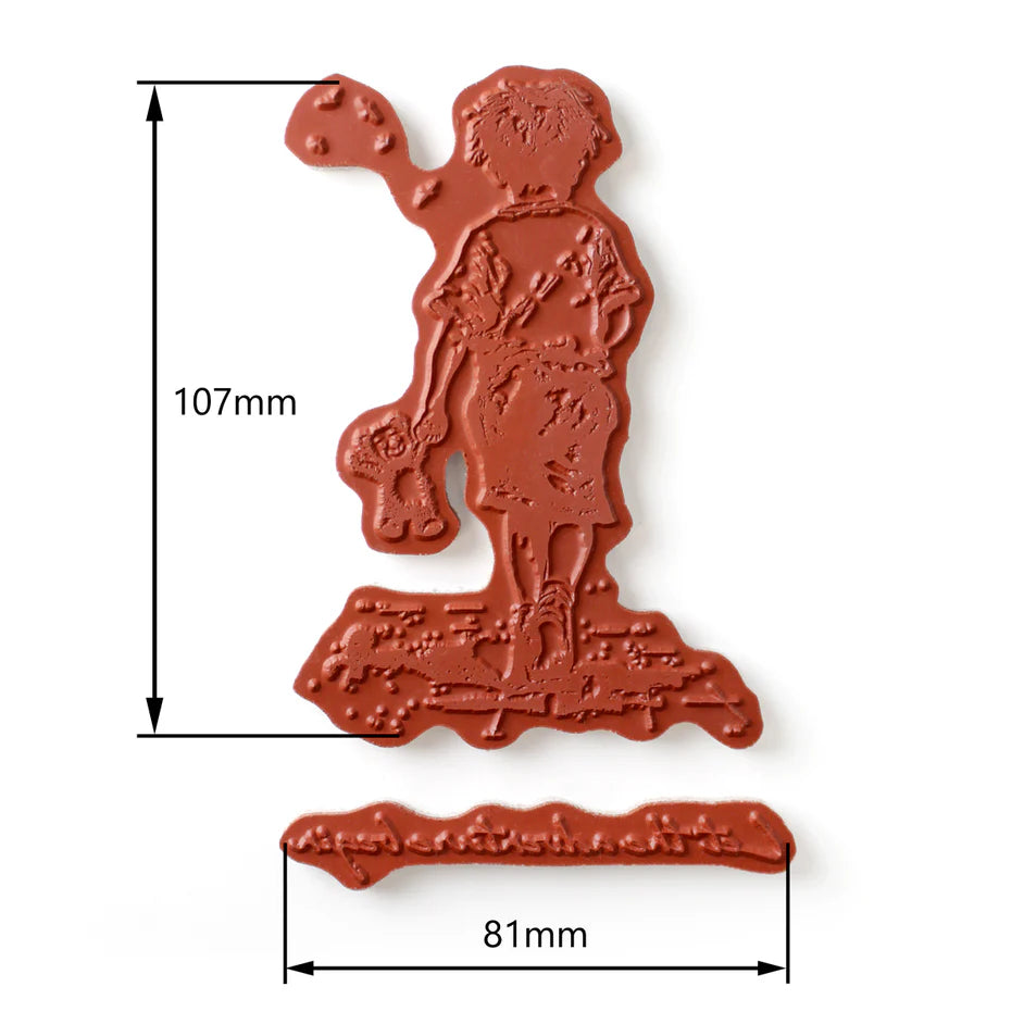 Let The Adventure Begin - Andy Skinner Rubber Stamp