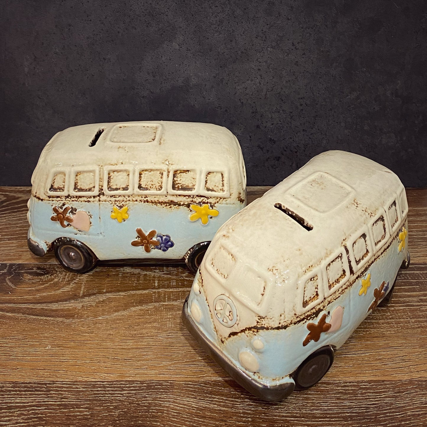 Campervan Moneybox - Village Pottery