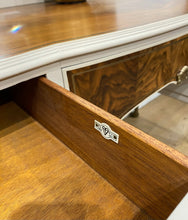 Load image into Gallery viewer, Vintage Walnut Dressing Table with Mirror