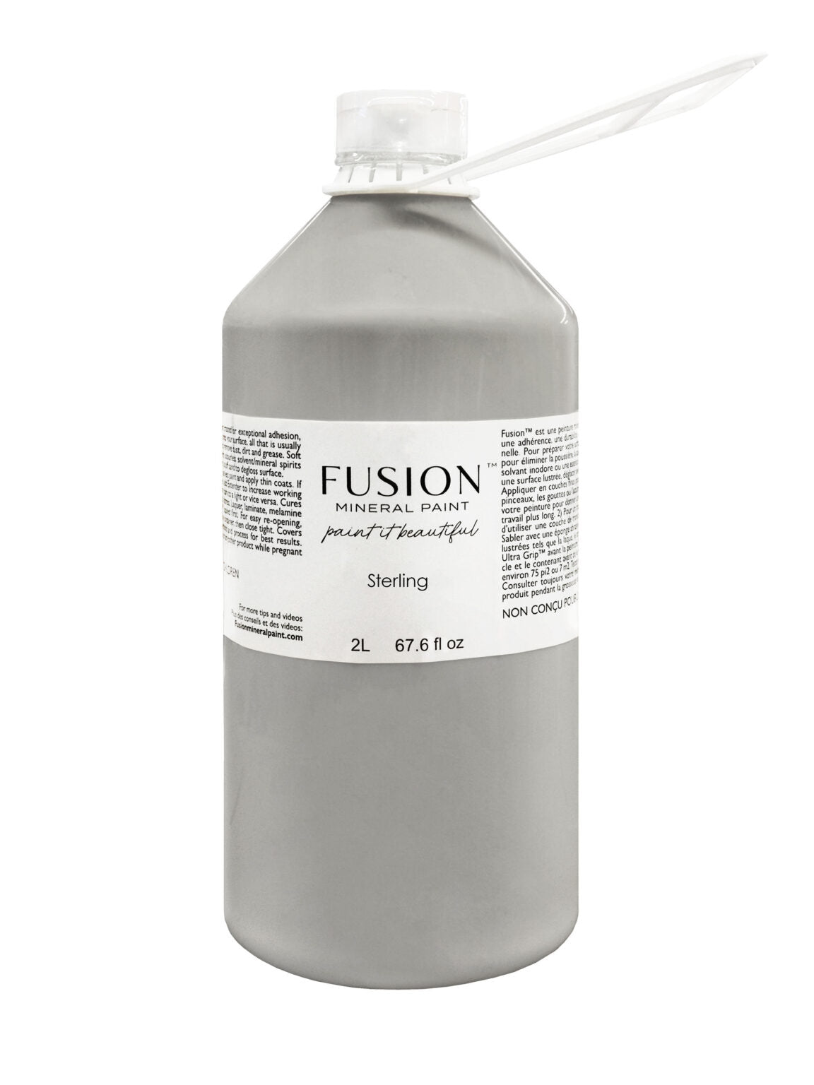 Sterling - 2 litre bottle, Fusion Mineral Paint