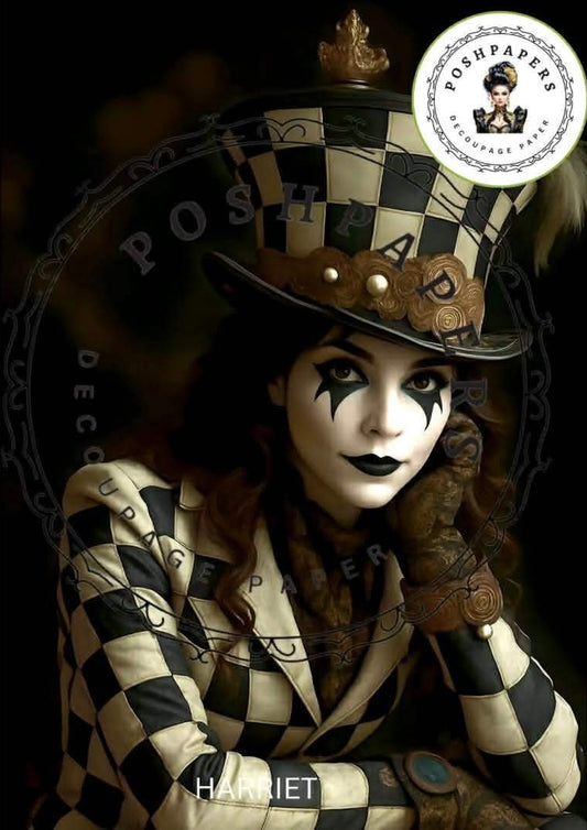 Posh Papers - Harriet - Large Decoupage Papers