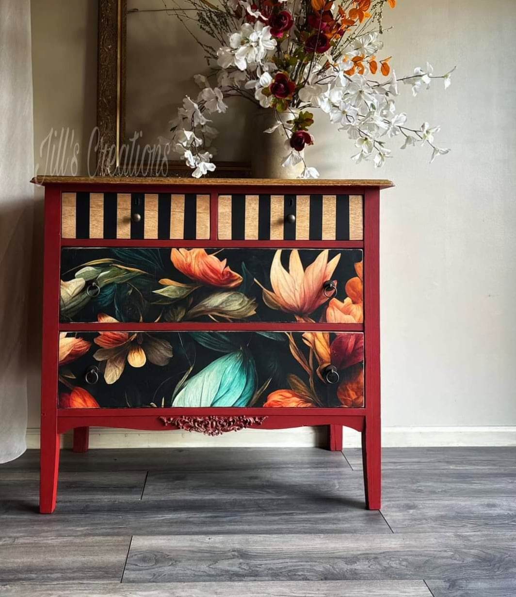 Red Red Wine, Dark Red Mineral Paint for Furniture, MINT by Michelle