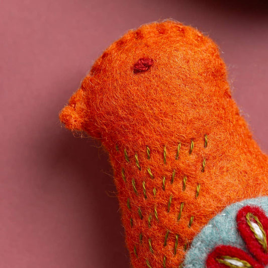 Folk Birds Felt Craft Kit - Corinne Lapierre
