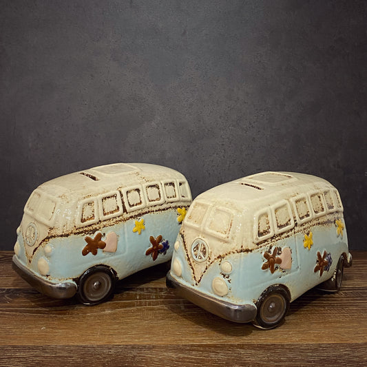 Campervan Moneybox - Village Pottery