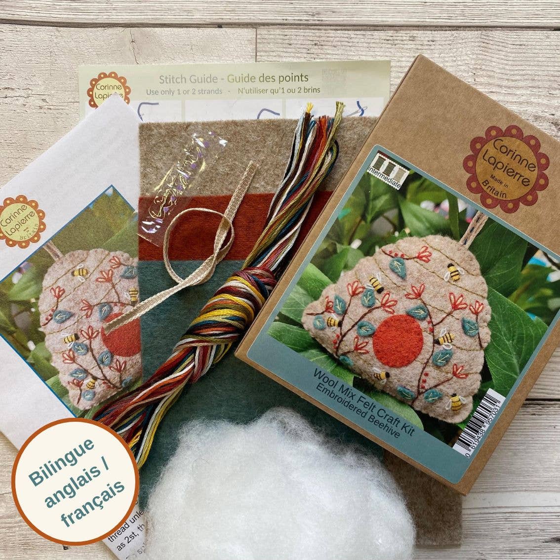 Beehive Felt Craft Mini Kit - Corinne Lapierre